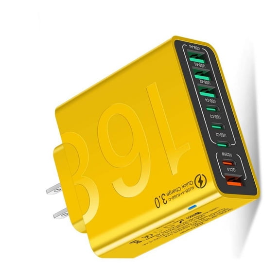USB 150W Muti 8 Port Charging Adapter Type C Quick Charging Fast Charging Adapter For Smartphones Tablet