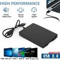 thumbnail image 1 of USB 2.0 3.5" Data External Floppy Disk Drive 1.44MB For Laptop PC Win 7/8/10 Mac, 1 of 13