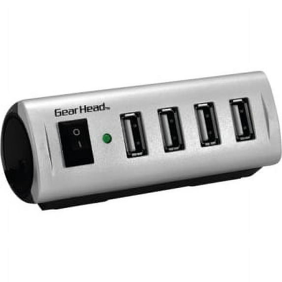 USB 2.0 4-PORT HUB ROHS W/ENERGY SAVING SWITCH AC POWERED