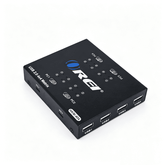 USB 2.0 4x4 Matrix Switch (HKM-404)