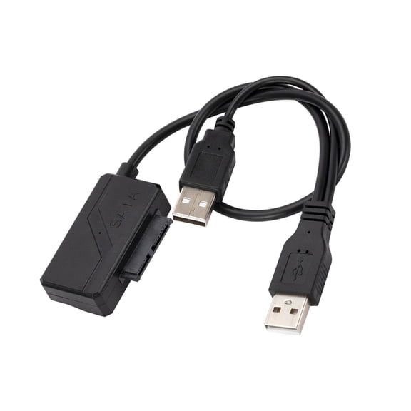 USB 2.0 +6 13Pin Adapter Cable, Plug and Play Optical Drive Converter Data Transfer Cord, for Laptop - Accessory. , with