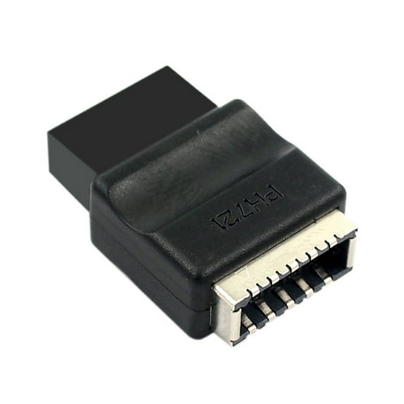 USB 2.0 9Pin Male to Type E Female Adapter Mainboard Adapter for Motherboards Front Panel Upgrade