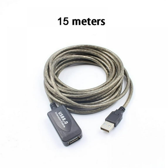 USB 2.0 Active Extension Cable USB Active Repeater Extension Cord with Signal Amplifier Built-in Double Signal Booster Chipsets