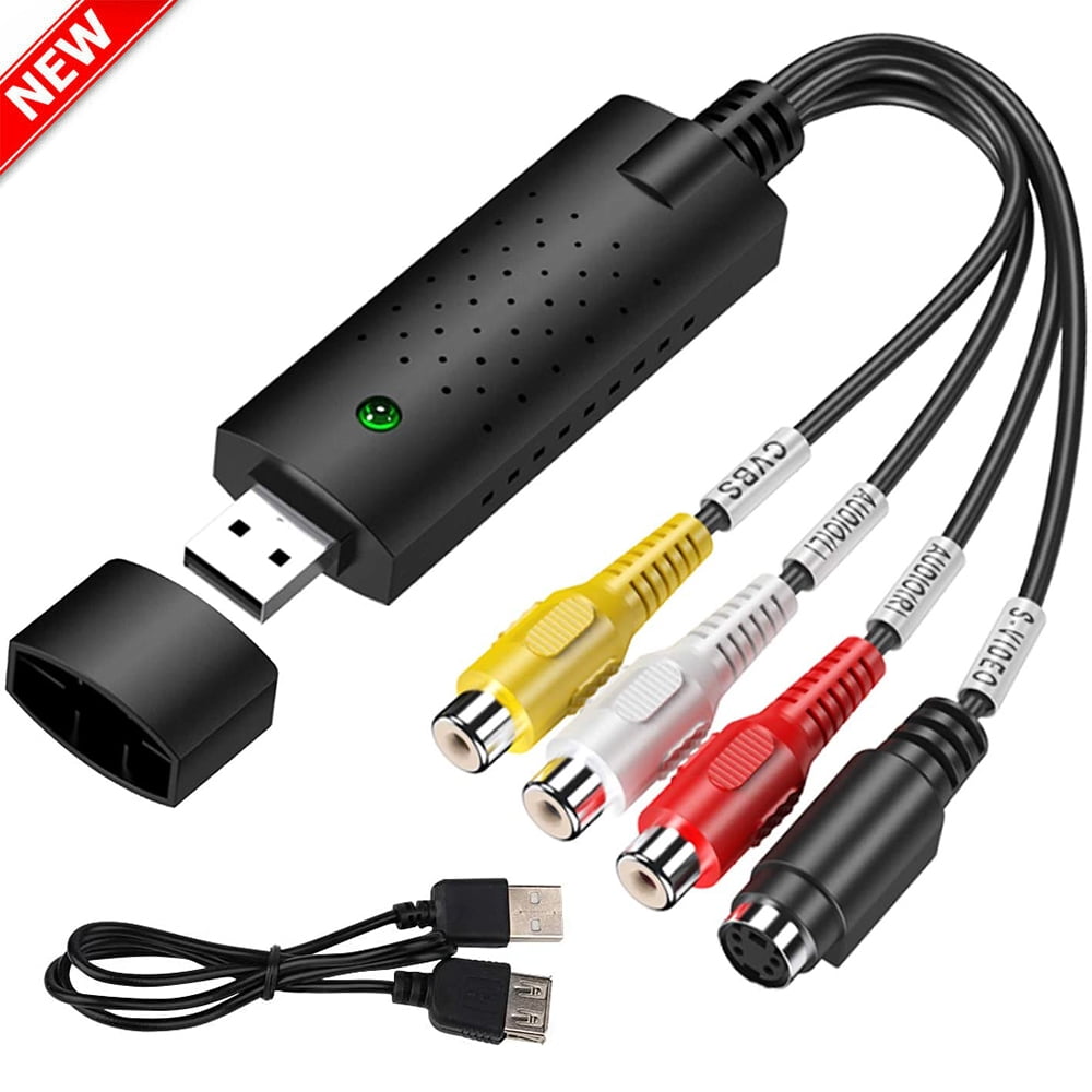 USB 2.0 Audio/Video Converter - Digitize and Edit Video from Any Analog ...