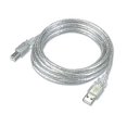 thumbnail image 1 of USB 2.0 Cable  A Male To B Male  Clear  6ft, 1 of 1