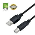 thumbnail image 1 of USB 2.0 Cable - A-Male to B-Male for Roland Keyboard (Specific Models Only) - 3 FT /BLACK, 1 of 5