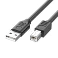 thumbnail image 1 of USB 2.0 Cable for Printers and Scanner Ensuring Quick and Secure Connection Highly Quality 480Mbps 90Degree Elbow, 1 of 9