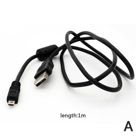 USB 2.0 Camera Cable, Mini B, 3.3 ft, Data Sync & Charging, for Nikon, Fuji