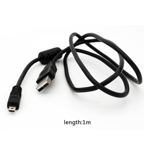 USB 2.0 Camera Data Cable for Nikon Coolpix, 6ft Mini 8 Pin Cord for Fuji Olympus Pentax Panasonic