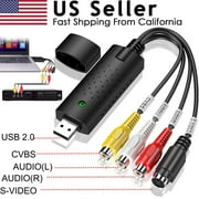 USB 2.0 Capture Card Video TV DVD VHS Audio Capture Card 3 in 1 Adapter