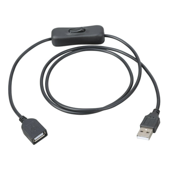 USB 2.0 Extension Cable 480mbps Data Transfer USB Male to Female USB Extender Cable with Switches for Printer