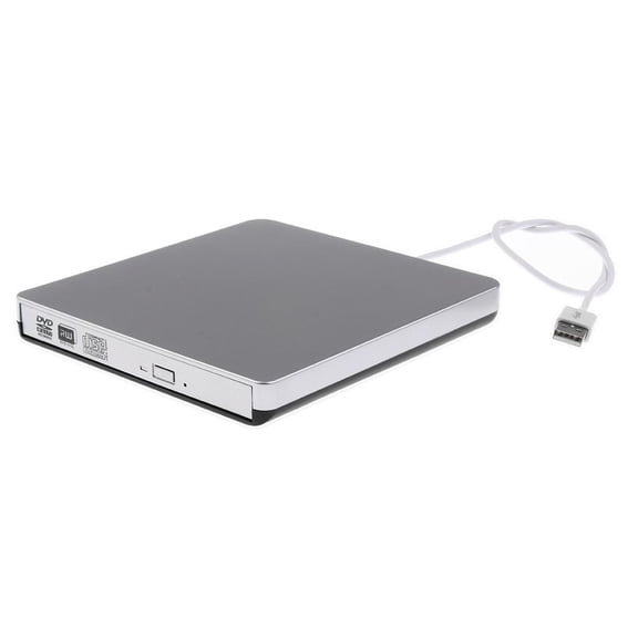 USB 2.0 External Drive Burner Writer Writer Support System: MacOSX / 8SE / ME / 200 / XP / Win7 / Win8 / Win10