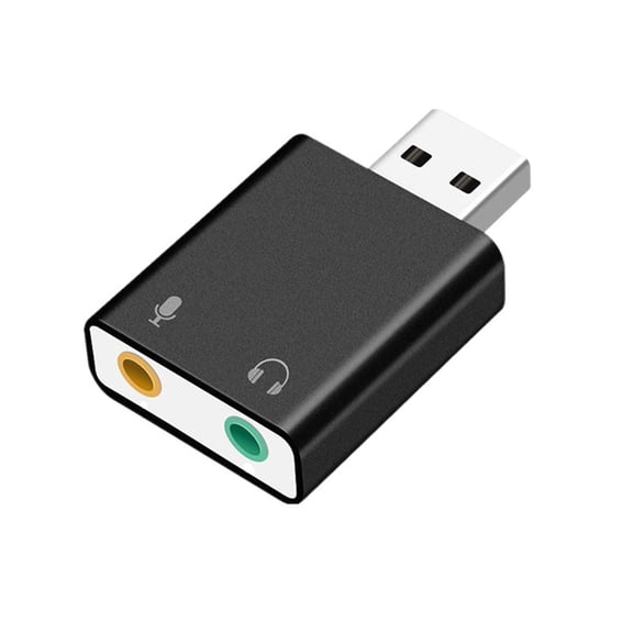 USB 2.0 External Sound Card 7.1 Channel Surround Adapter for PC Analog and Digital Equipment Drive