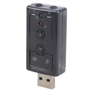 USB 2.0 External Sound Card Dual Virtual V7.1 Channel Surround 3D Audio Adapter