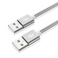 thumbnail image 1 of USB 2.0 Fast Charging Cable 480Mbps Transfer Speed USB 2.0 Male to Male for USB Drive Reader Hard Drive Laptops, 1 of 9