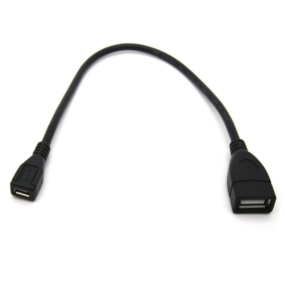 USB 2.0 Female to Micro USB Female Adapter USB 2.0 Charger Cable Data Transfer Converter Adapter USB Extension Cable