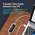USB 2.0 High Speed Laptop USB to PC Data Transfer Cable Link File