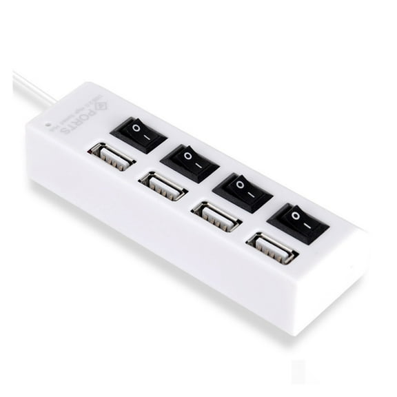 USB 2.0 Hub USB Hub 2.0 Multi USB Splitter Hab Use Power Adapter 4/8 Port Multiple Expander 2.0 USB3 Hub With Switch For PC ,Easy to Use