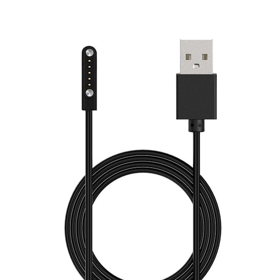 USB 2.0 Male to 5 Pin 12mm Space Strong Magnetic Suction Charge Cable Fast Charging Stand Cord Compatible for Smartwatch
