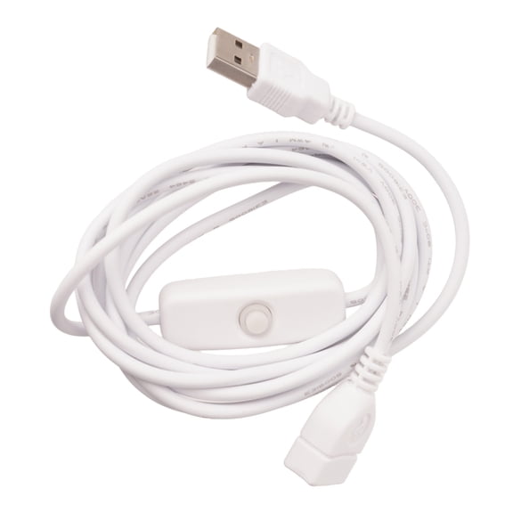 USB 2.0 Male to Female Extension Data Cable With ON/OFF Switch for PC Laptop