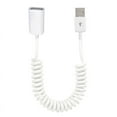 thumbnail image 1 of USB 2.0 Male to Female Spiral Coiled Adapter Cable 1M/3.2Ft Spring Telescopic Extension Wire Cord for Charging, 1 of 10