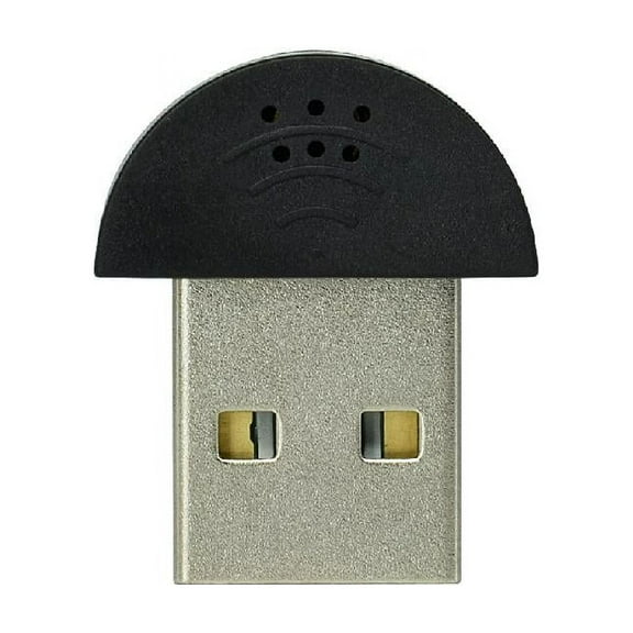 USB 2.0 Mini Microphone, Laptop/Desktop PC Plug and Play for Videoconferencing