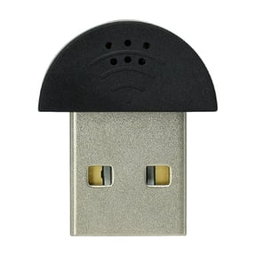 USB 2.0 Mini Microphone, Laptop/Desktop PC Plug and for Play for Videoconferencing, , Voice Search and Playing Games