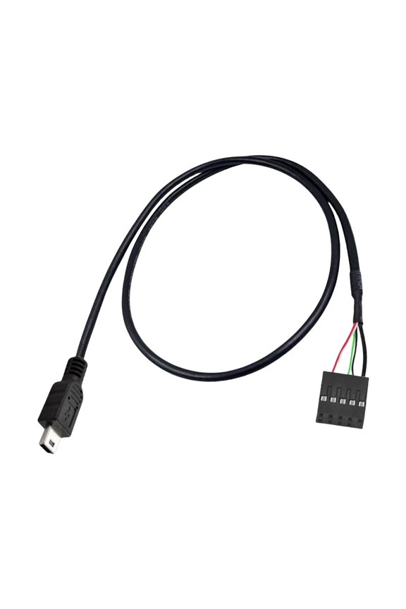 USB 2.0 Motherboard 5Pin Male to 9Pin Female Connector Cable 50cm for Monitors Sensors Panel Camera Electronics
