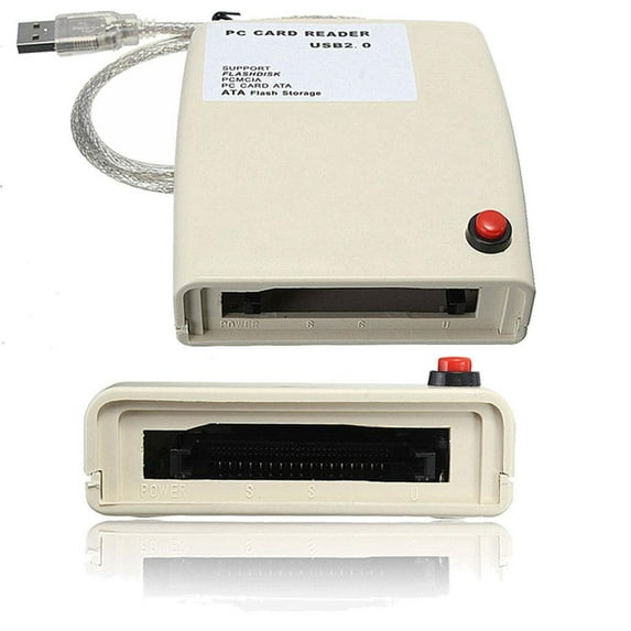 USB 2.0 PC ATA Card Reader Adapter with PCMCIA Connector for Card, Memory Stick Card, XD Card