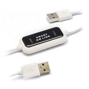 USB 2.0 Smart KM Link PC to PC Keyboard Mouse Share Sync Data Link USB Extension Cable Data File Transfer