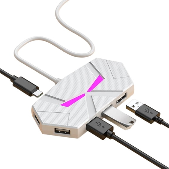 USB 2.0 Splitter 7 Port USB Adapter Hub With Fast and Stable Data Transfer