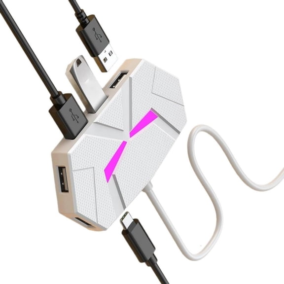 USB 2.0 Splitter 7 Port USB Adapter Hub With Fast and Stable Data Transfer