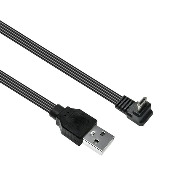 USB 2.0 To 5pin USB Charging Cord 90° Elbow Fast Charging And Data Transfer Across Multiple Devices Optional length