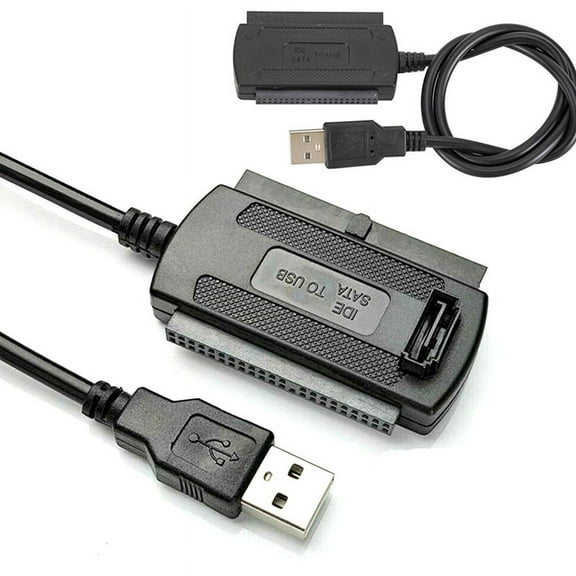 USB 2.0 To IDE Adapter Converter Cable For 2.5 3.5 Inch Hard Drive HD