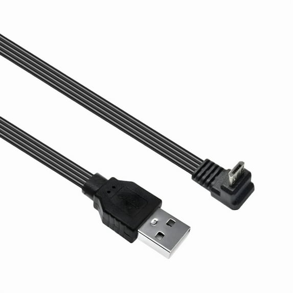USB 2.0 To Micro USB Adapter Cable 480Mbps 10W For Charging And Data Transmission 90° Elbow Line For Tablets Toy Lamp