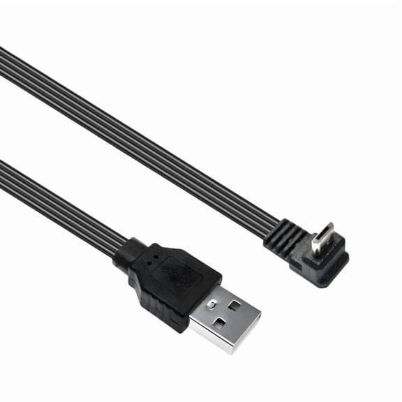 USB 2.0 To Micro USB Adapter Cable 480Mbps 10W For Charging And Data Transmission 90° Elbow Line For Tablets Toy Lamp