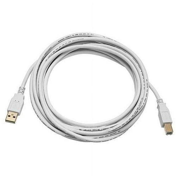 USB 2.0 Type 9.8 Feet/ 3 Meters Printer Cable(White) for Mac apple [Electronics]