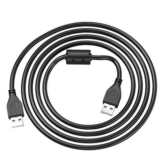 USB 2.0 Type A Male to Male Connection Cable Data Transfer and Charging 480Mbps for Hard Drive and Laptops Coolers