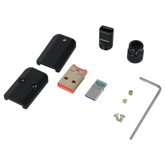 USB 2.0 Type C Male Plug Connector 65W Fast Charging 480Mbps Data Transmission for Charging Cable Data Cord