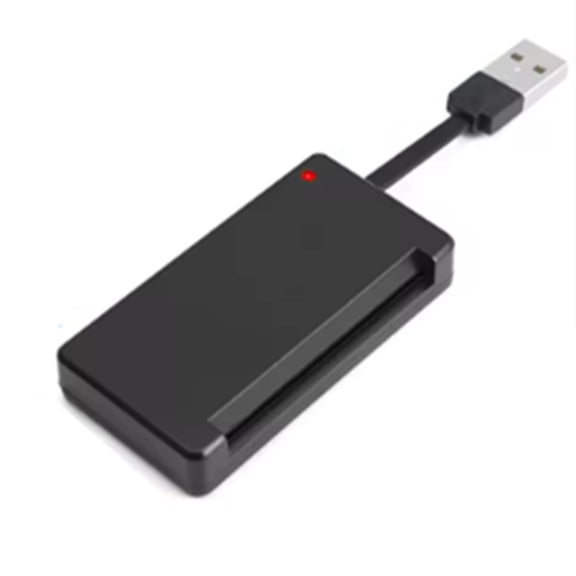 USB 2.0 Universal Smart Card Reader for SIM ID Bank Cards - Compatible