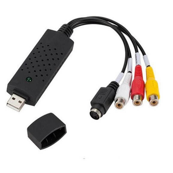 USB 2.0 Video Capture Card VHS Video Recorder To Digital Converter Video Compatible For Windows 7/8/10 System