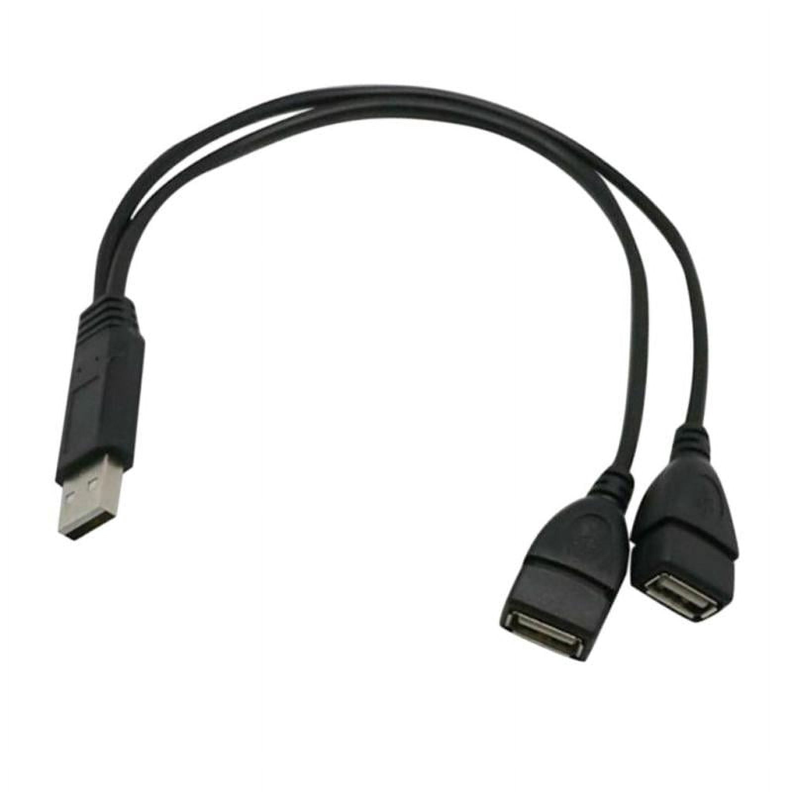 Usb Double R Spliter USB 2.0 Y Spliter A Plug to 2 Double Sockets Date Transfer USB ...