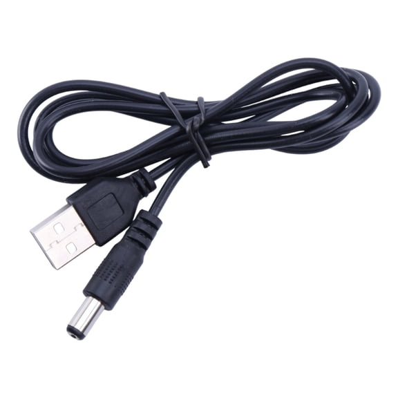USB 2.0 to DC 5.5mmx2.1mm Power Cord Connection Wire Power Supply Adapter Cable USB Charging Line Cell Phone Accesso