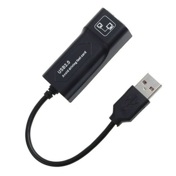 USB 2.0 to Ethernet Adapter USB to RJ45 Supporting 10/100Mbps Ethernet Networking
