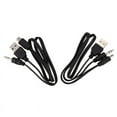 thumbnail image 1 of USB 2.0 to Mini A Male 3.5mm Jack Plug Audio Data Cable 45cm 2 Pcs, 1 of 8