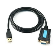 USB 2.0 to RS232 Female DB9 Serial Cable Data Transfer USB 2.0 to RS232 Serial Cable for Computer