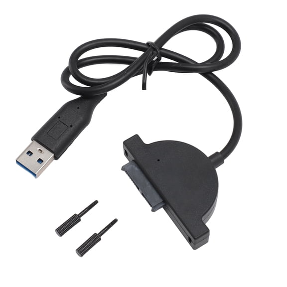 USB 2.0 to SATA Adapter Cable for Laptop CD DVD ROM - 19.7 inch / 50 cm