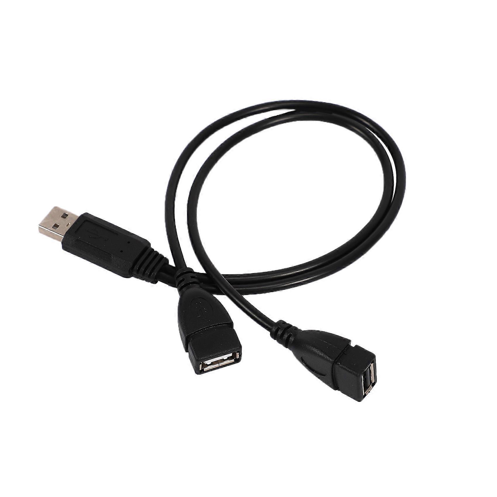 USB 2.0A Male 2 Dual USB Female Y Splitter Verteiler Adapter Kabel ...