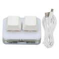thumbnail image 1 of USB 2 Key Mini Keypad CustomLED Backlight Macro Programming KeyboardS X for Linux, 1 of 8