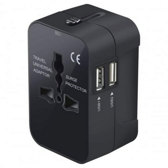 USB 2-Port International Charger for Samsung Galaxy S20 Fan Edition Phone - Travel Adapter Plug Converter AC Power World Adaptor All-in-one D2Z Compatible With Galaxy S20 Fan Edition Model